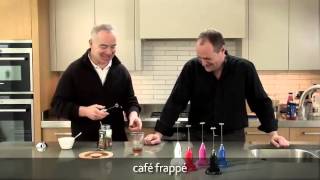 How to make a frappé coffee using an aerolatte milk frother [upl. by Vallery]