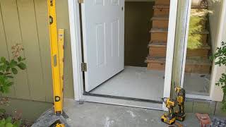 Jeld Wen Front Door Installation  Really crappy products and craftsmanship PART 1 [upl. by Leisha466]