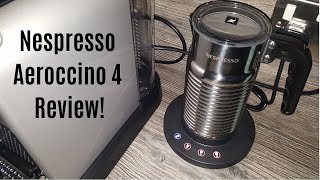 Nespresso Aeroccino 4 Milk Frother Review  Worth upgrading from the Aeroccino 3 [upl. by Hernardo]