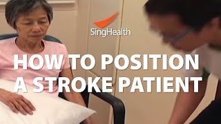 How To Position A Stroke Patient [upl. by Chipman8]