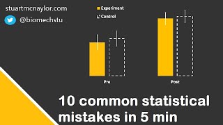 Ten Statistical Mistakes in 5 Min [upl. by Ilatfen]