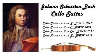 Johann Sebastian Bach  Cello suites in 432 Hz great for reading or studying [upl. by Ahsytal342]