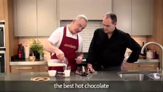 How to make a hot chocolate using an aerolatte milk frother [upl. by Gad]