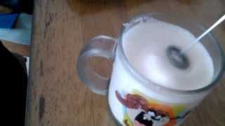 Aerolatte Review Frothing Cold Milk In Under 1 Minute [upl. by Ede]