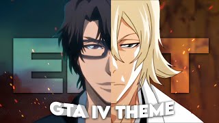 Aizen x Urahara  GTA IV Theme Edit [upl. by Allemac]